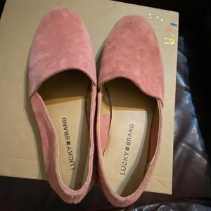 Lucky Brand Suede Slip On | sz 7